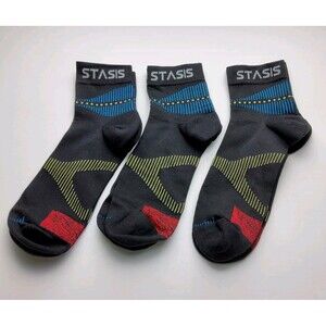 Voxx Life Stasis Neuro Socks Quarter Lot Of 3 Pairs Black Size L (Men 9.5-12.5)
